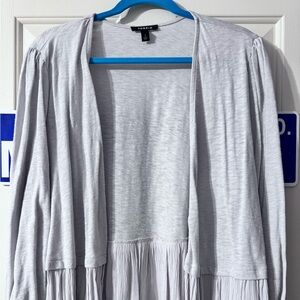 Torrid Lightweight Shrug Light Gray size 1